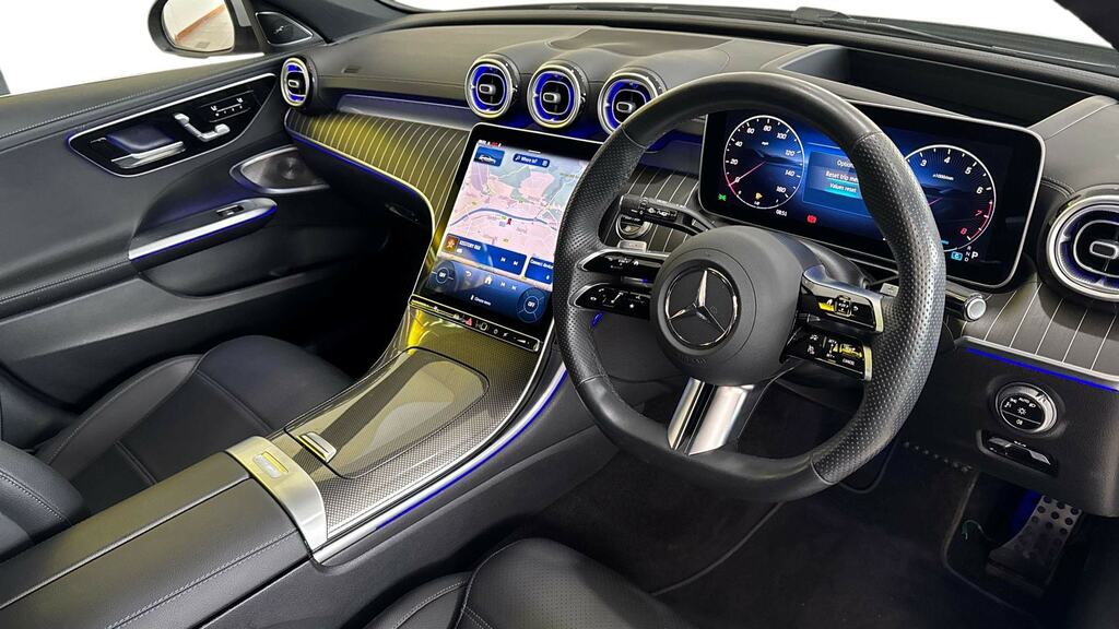 Mercedes-Benz C Class C300 Amg Line Premium Plus 9G-tronic Grey #3