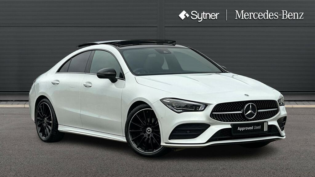 Mercedes-Benz CLA Class Cla 180 Amg Line Premium Night Ed Tip White