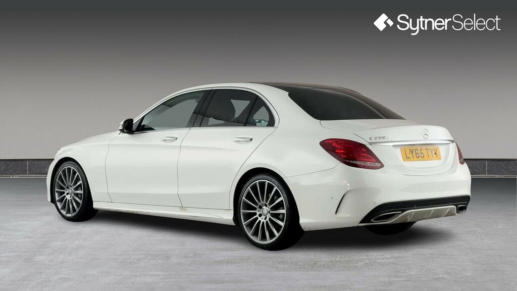 Mercedes-Benz C Class C250d Amg Line Premium Plus White #2