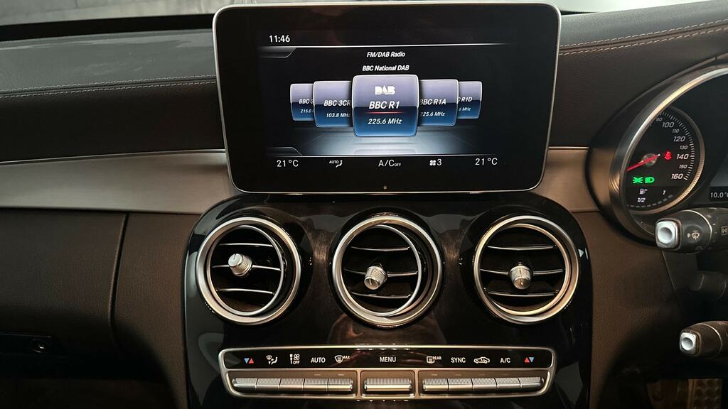 Mercedes-Benz C Class 2.1 C220d Sport Premium Coupe G-troni Black #7