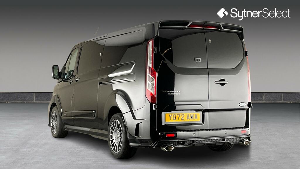 Ford Transit Custom 2.0 Ecoblue 170Ps Low Roof Ms-rt Van YO72AWA Black #2