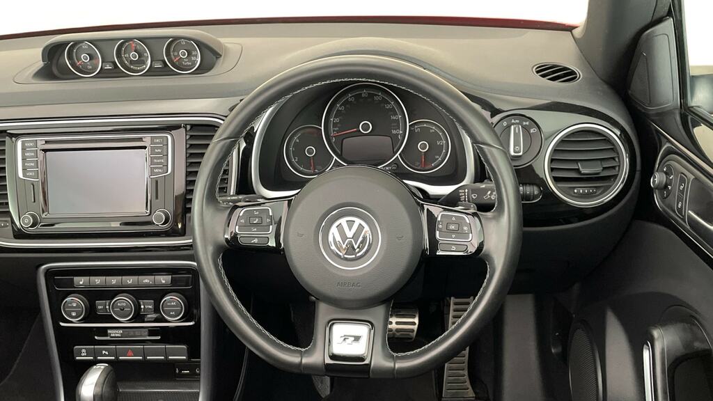 Volkswagen Beetle 2.0 Tdi R-line Cabriolet Dsg Euro 6 Ss White #12