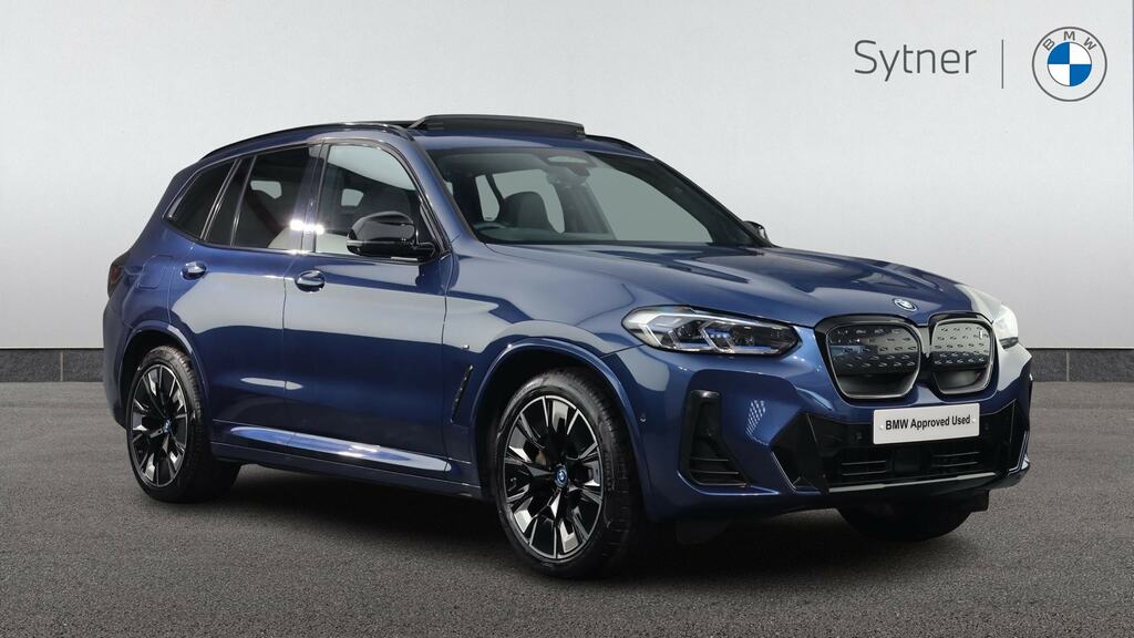 BMW iX3 210Kw M Sport Pro 80Kwh SW72DXT Blue