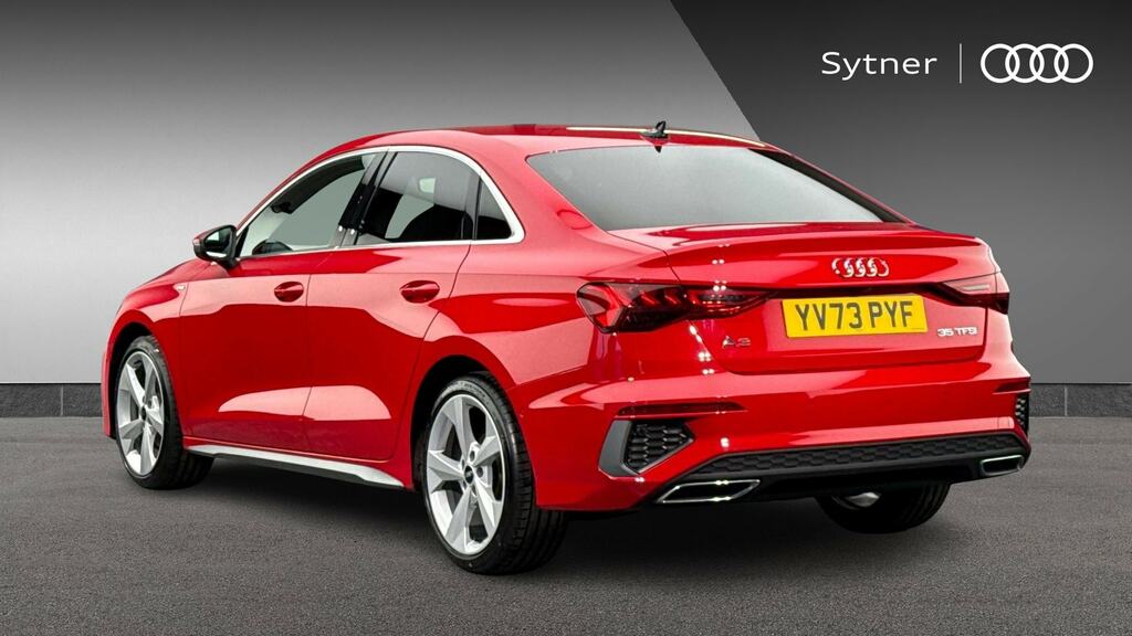 Audi A3 35 Tfsi S Line Tech Pack YV73PYF Red #3