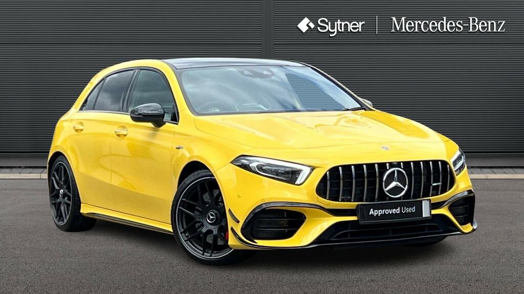 Mercedes-Benz A Class A45 S 4Matic Plus Yellow