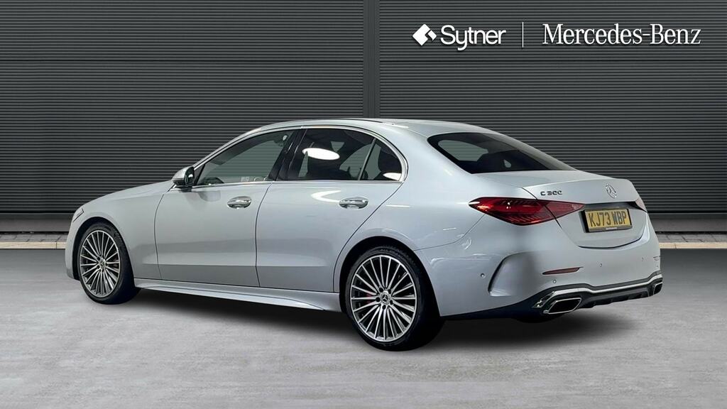 Mercedes-Benz C Class C300 Amg Line Premium 9G-tronic Silver #2