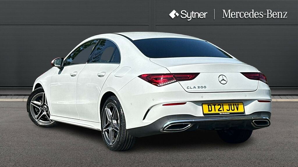 Mercedes-Benz CLA Class Cla 200 Amg Line Tip DT21JUV White #2