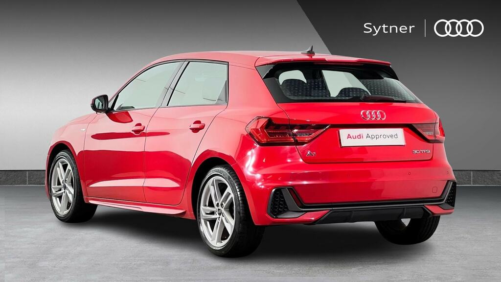 Audi A1 30 Tfsi 110 S Line FM23GUW Red #3