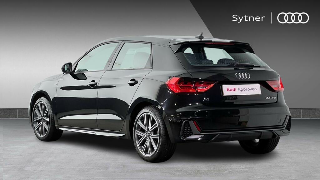 Audi A1 30 Tfsi S Line YK70ZXS Black #3