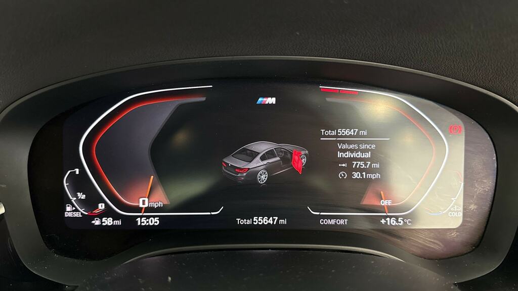 BMW 5 Series 530D Xdrive M Sport Saloon White #9