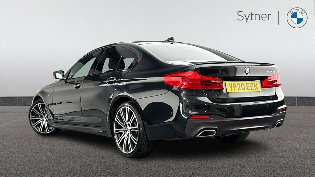 BMW 5 Series 530D Xdrive M Sport Saloon White #2