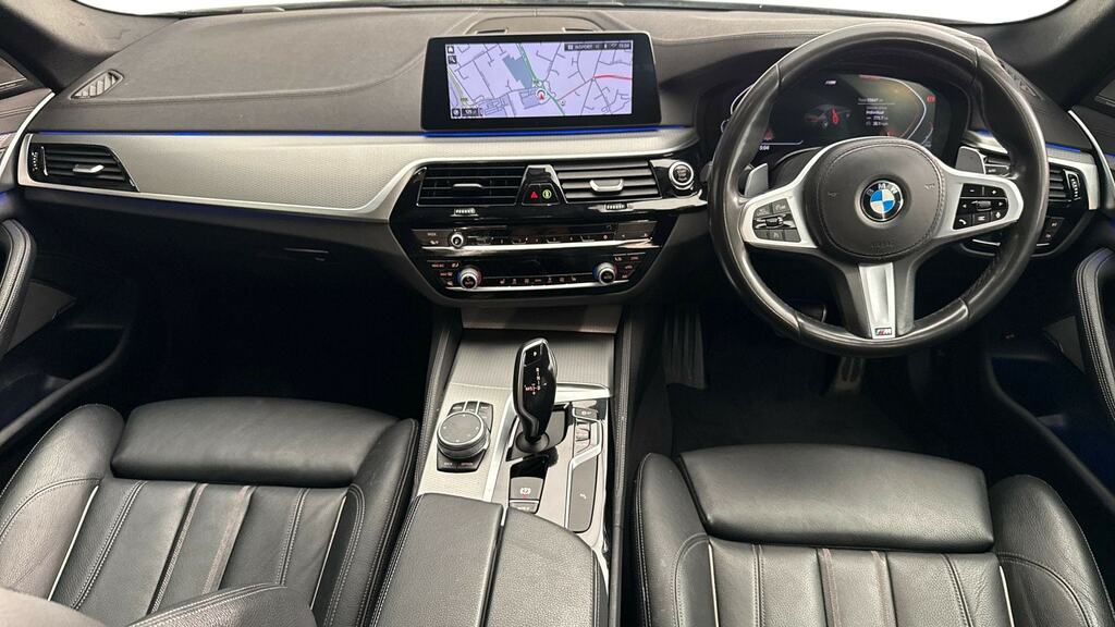 BMW 5 Series 530D Xdrive M Sport Saloon White #4