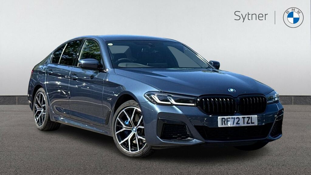 BMW 5 Series 530E M Sport Blue