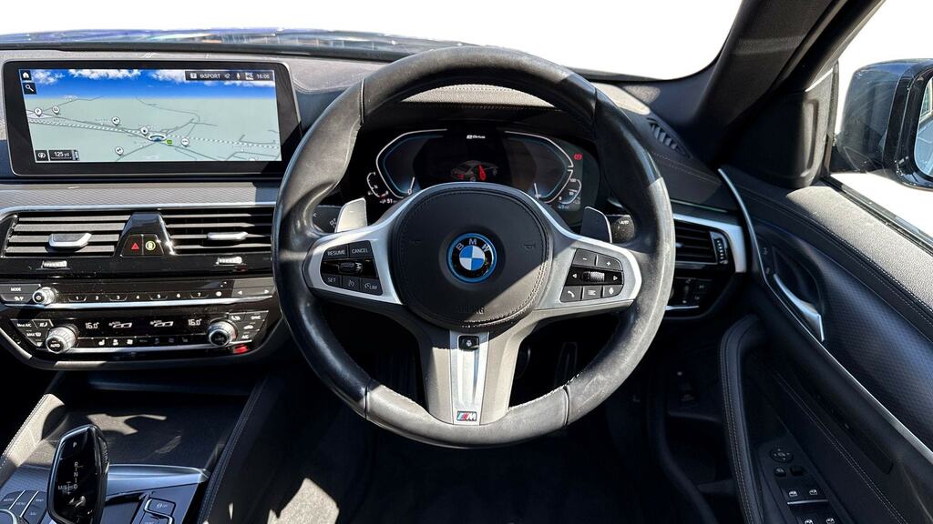 BMW 5 Series 530E M Sport Blue #5