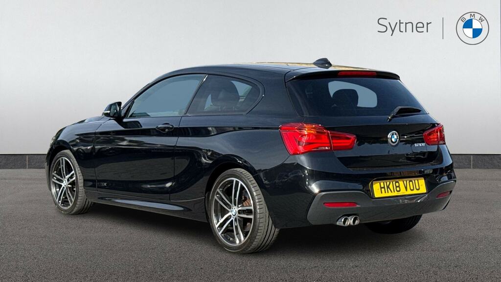 BMW 1 Series 120I 2.0 M Sport Nav Step HK18VOU Black #2