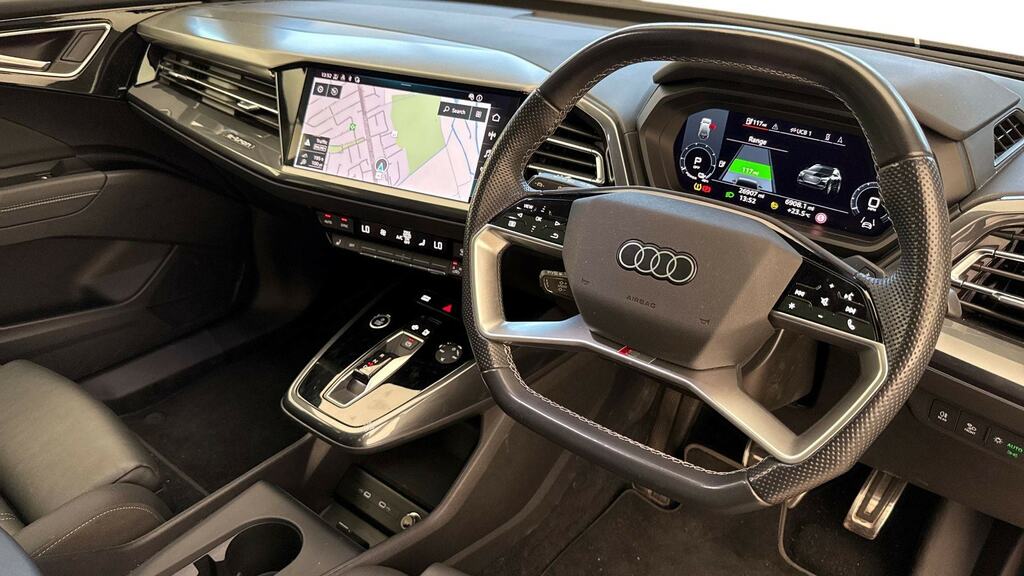 Audi Q4 E Tron 220Kw 50 Qtro 82Kwh S Line Lthtech Pro LL73CSX Black #6
