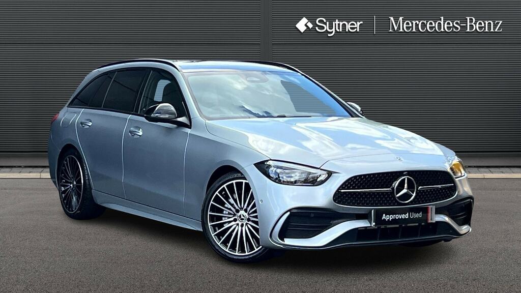 Mercedes-Benz C Class C300 Amg Line Premium Plus 9G-tronic Silver