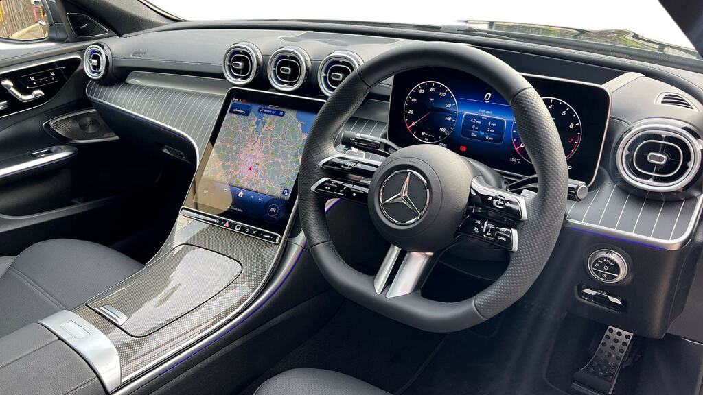 Mercedes-Benz C Class 1.5 C200h Mhev Amg Line Premium Saloon Petro Grey #3