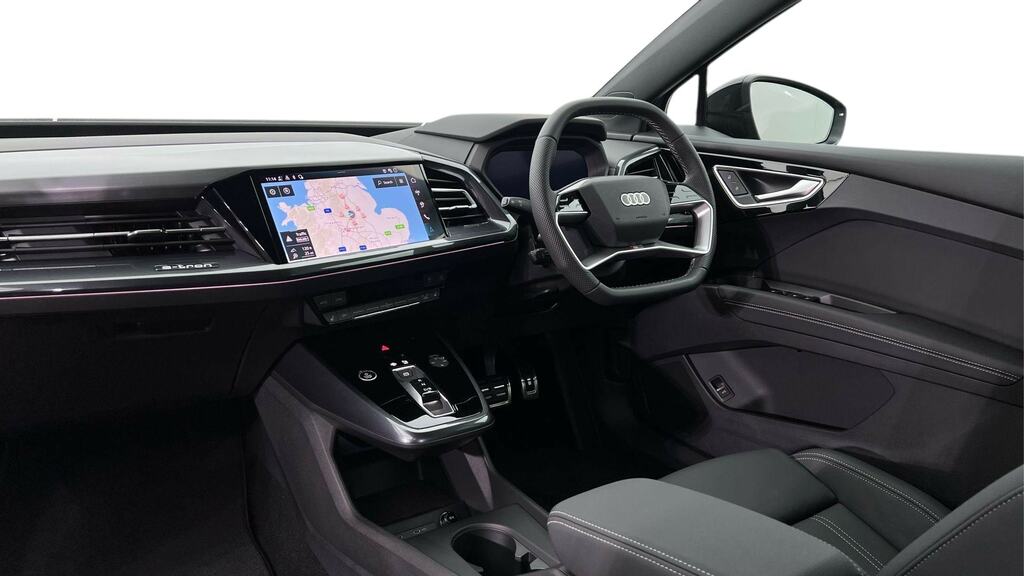 Audi Q4 E Tron 210Kw 45 82Kwh Black Edition FG26XZF Grey #2