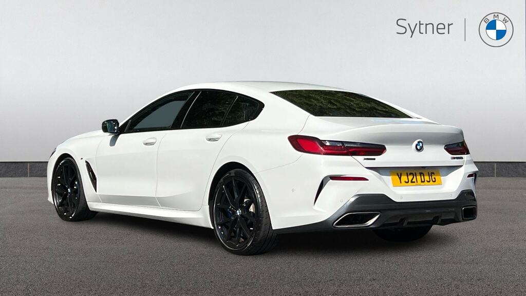 BMW 8 Series Gran Coupe M850i Xdrive White #2