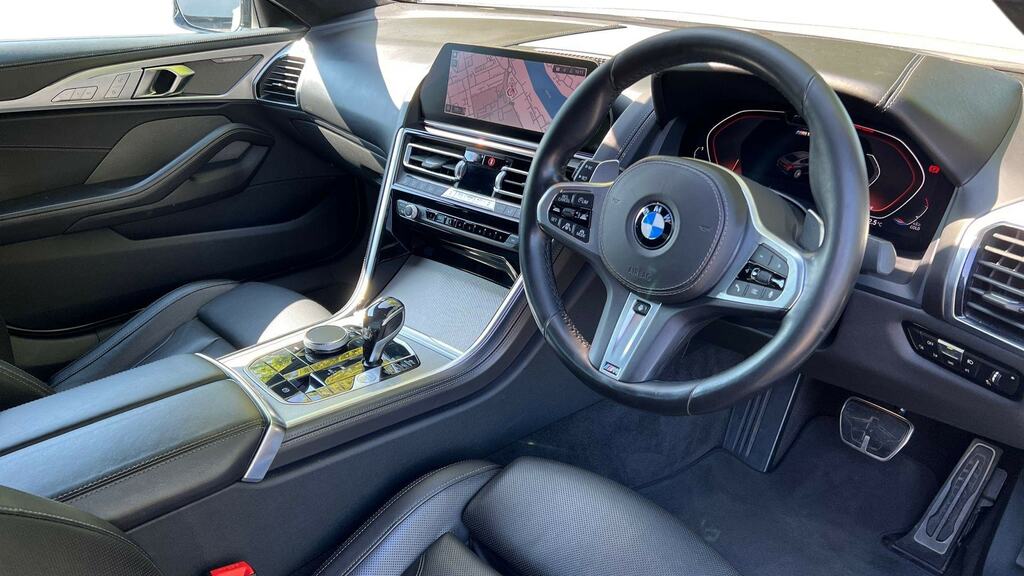 BMW 8 Series Gran Coupe M850i Xdrive White #6