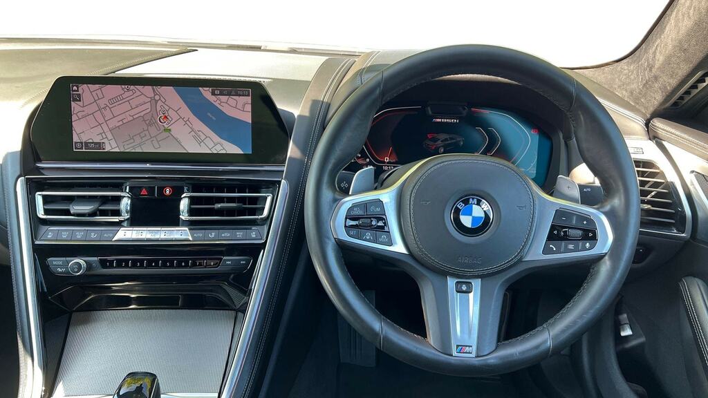 BMW 8 Series Gran Coupe M850i Xdrive White #5