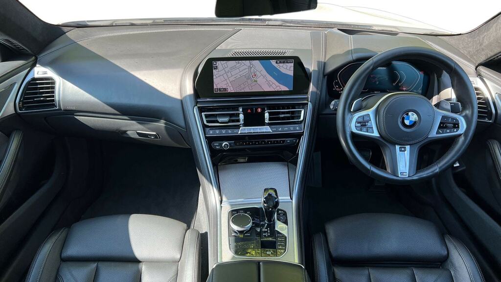 BMW 8 Series Gran Coupe M850i Xdrive White #4