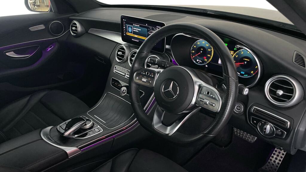 Mercedes-Benz C Class 2.0 C300d Amg Line G-tronic Euro 6 Ss Grey #9