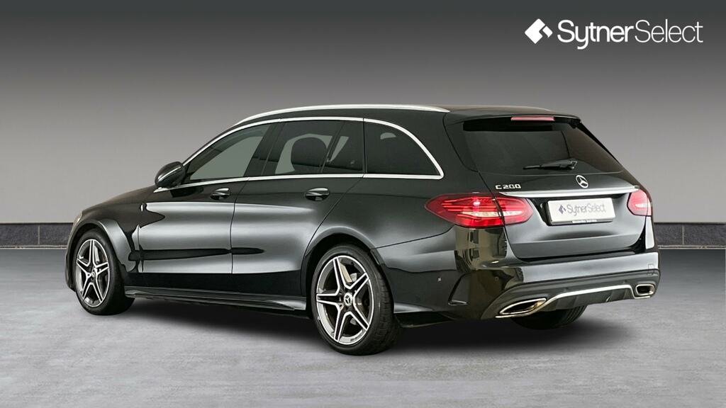 Mercedes-Benz C Class C200 Amg Line Premium 9G-tronic Black #2