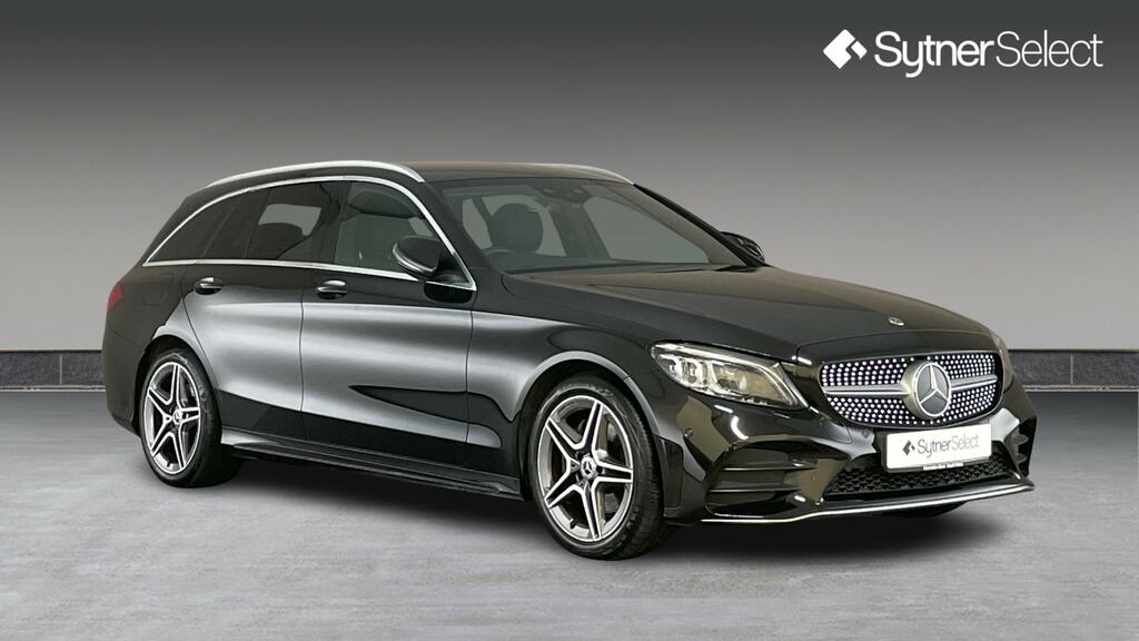 Mercedes-Benz C Class C200 Amg Line Premium 9G-tronic Black