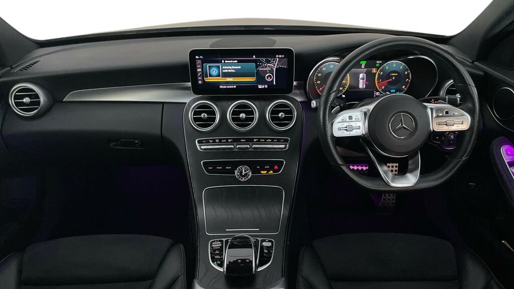 Mercedes-Benz C Class C200 Amg Line Premium 9G-tronic Black #6