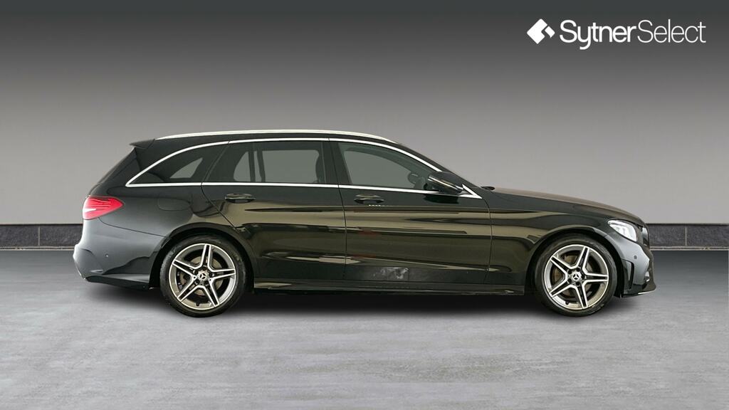 Mercedes-Benz C Class C200 Amg Line Premium 9G-tronic Black #3