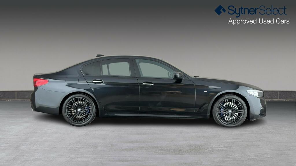 BMW 5 Series 540I Xdrive M Sport YE17ORX Black #3