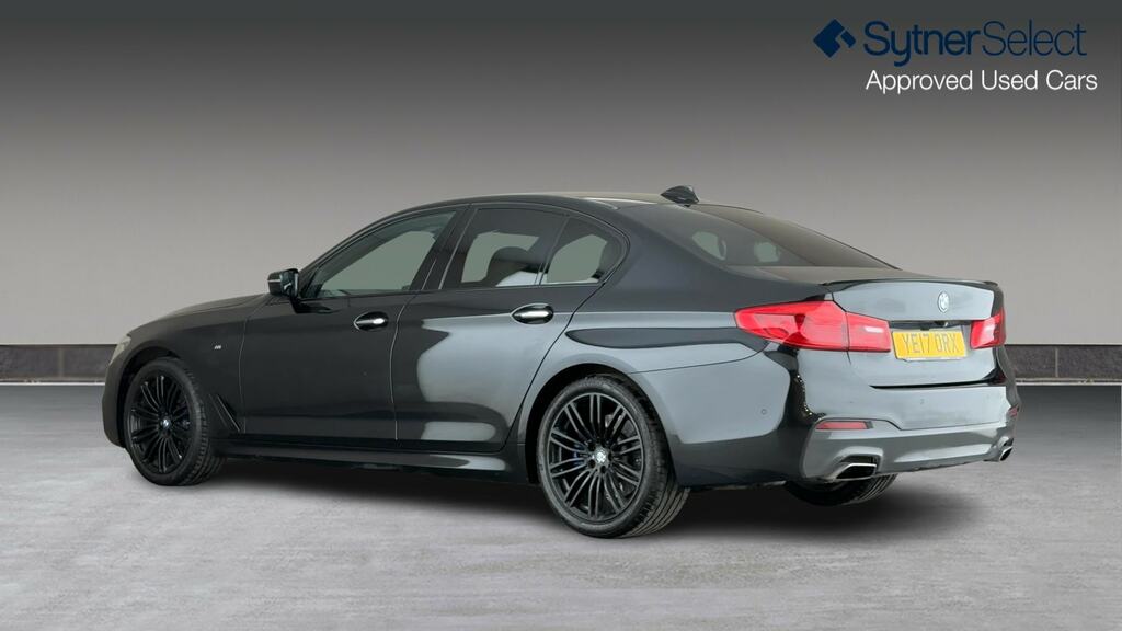BMW 5 Series 540I Xdrive M Sport YE17ORX Black #2