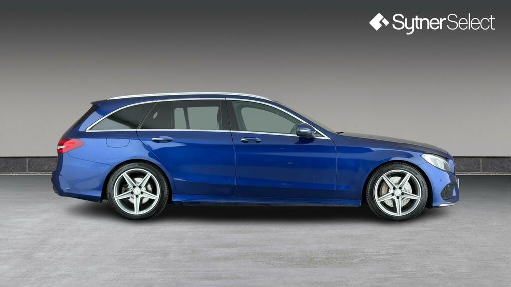 Mercedes-Benz C Class C300h Amg Line Premium Blue #3