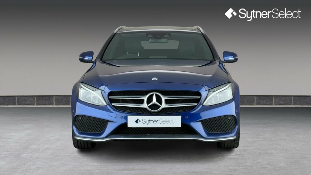 Mercedes-Benz C Class C300h Amg Line Premium Blue #4