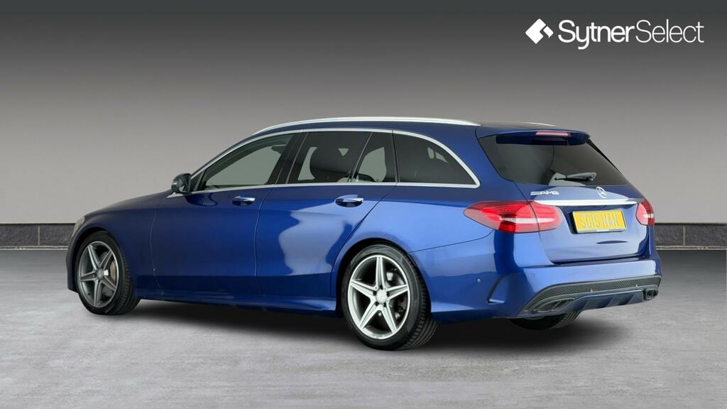 Mercedes-Benz C Class C300h Amg Line Premium Blue #2