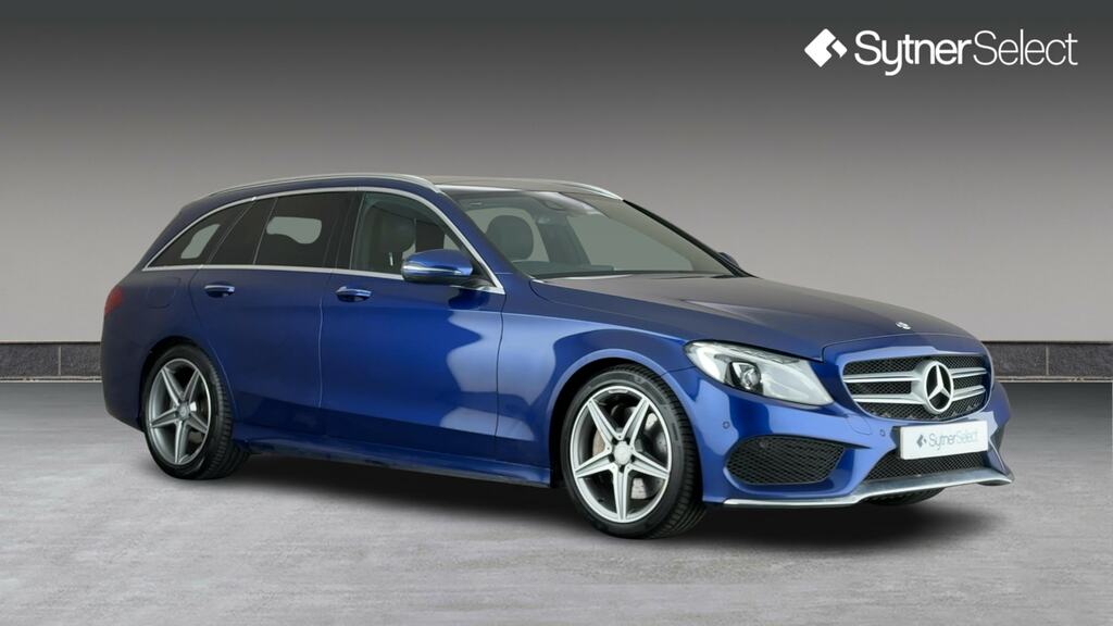 Mercedes-Benz C Class C300h Amg Line Premium Blue
