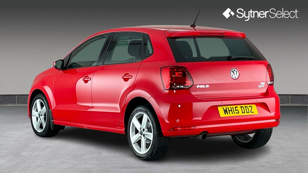 Volkswagen Polo 1.4 Tdi 90 Sel WH15DDZ Red #2