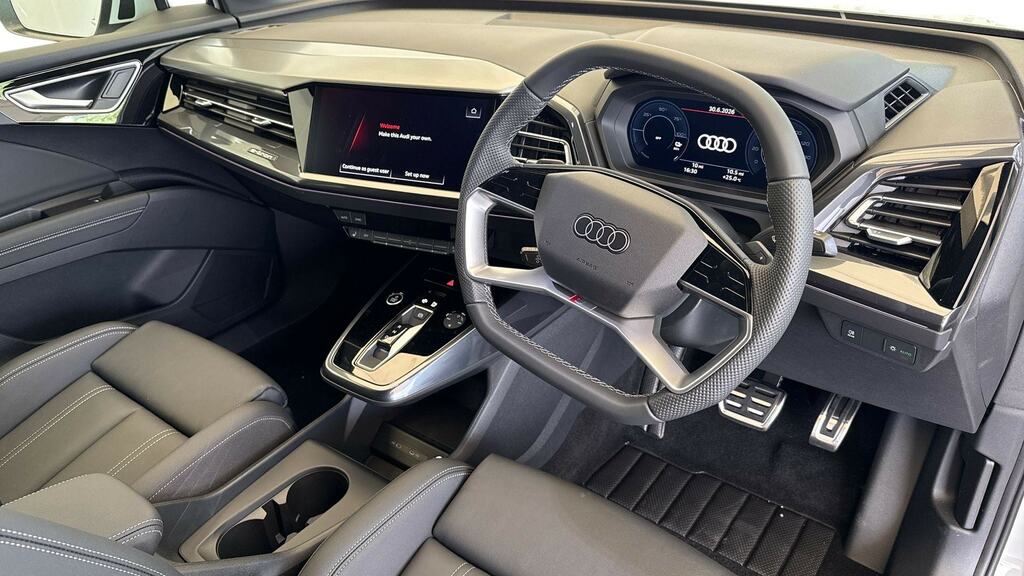 Audi Q4 E Tron 210Kw 45 82Kwh S Line Leather White #6