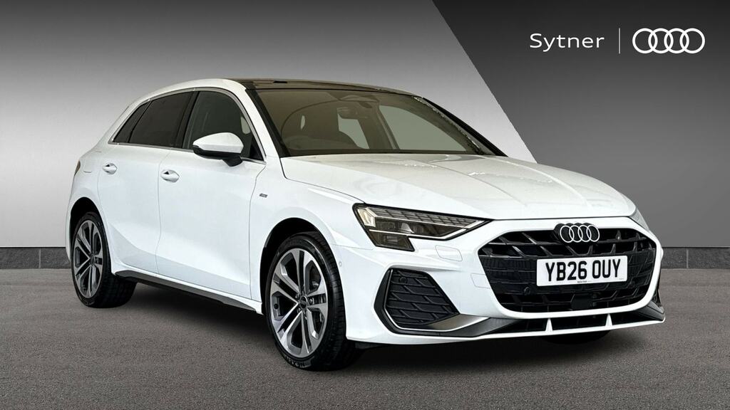 Audi A3 1.5 Tfsi E 204 S Line S Tronic Tech Pack White