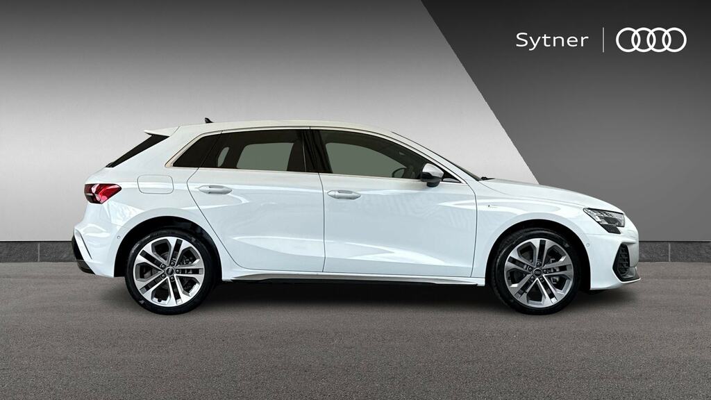 Audi A3 1.5 Tfsi E 204 S Line S Tronic Tech Pack YB26OUY White #4