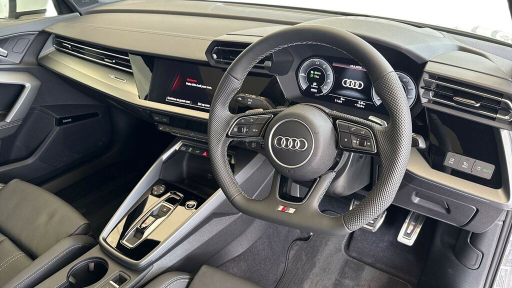 Audi A3 1.5 Tfsi E 204 S Line S Tronic Tech Pack YB26OUY White #6