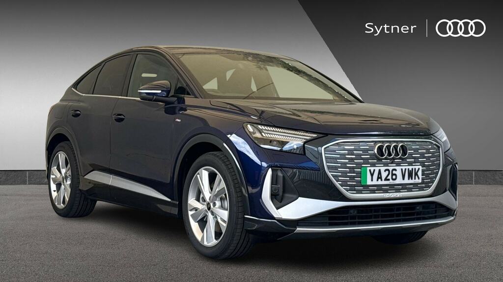Audi Q4 E Tron 150Kw 40 63Kwh S Line Leathertech Pack Blue