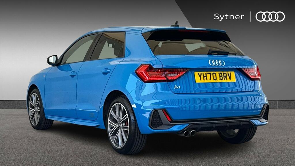 Audi A1 40 Tfsi S Line Competition S Tronic Tech YH70BRV Blue #3