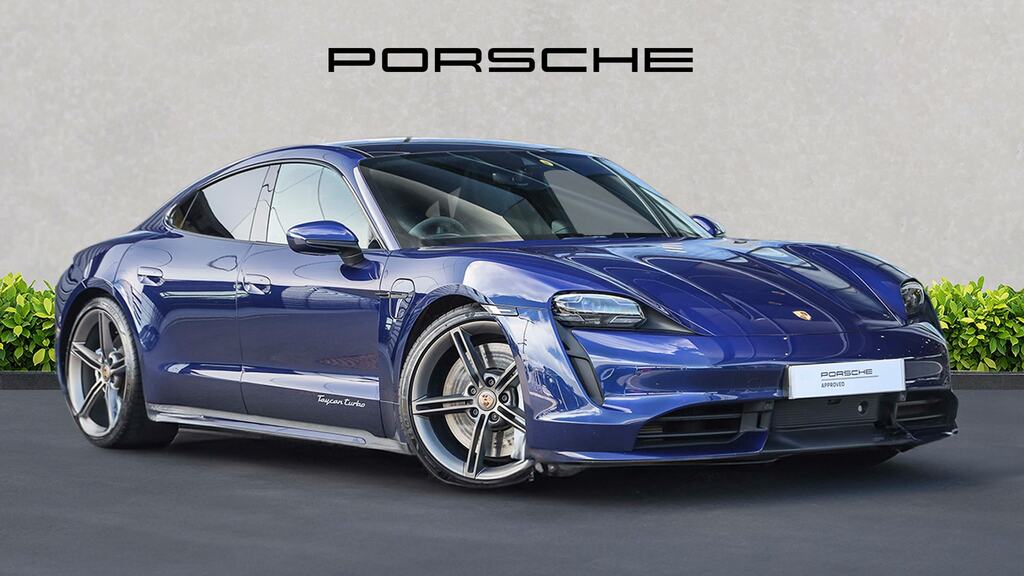 Porsche Taycan 500Kw Turbo 93Kwh Blue