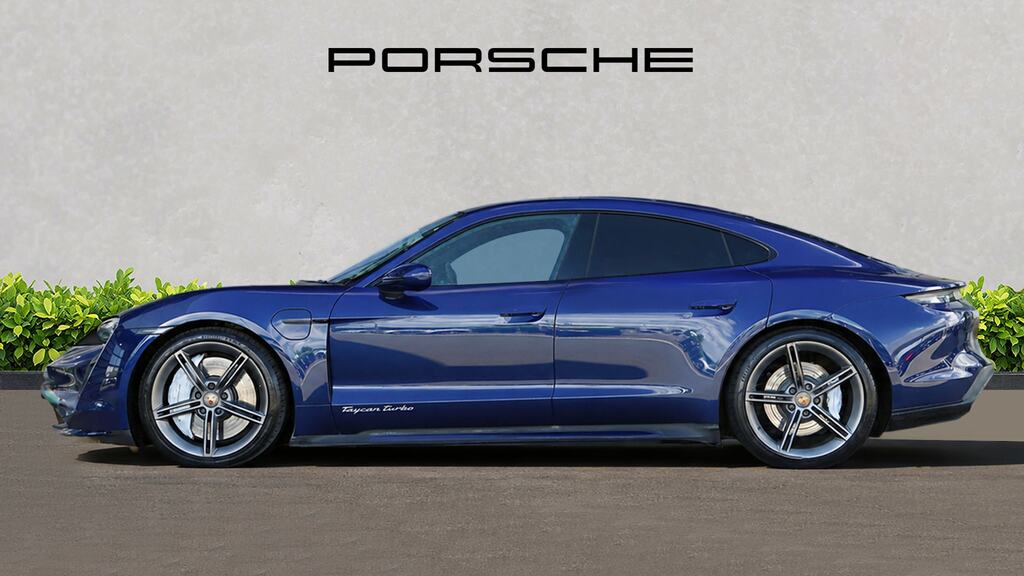 Porsche Taycan 500Kw Turbo 93Kwh Blue #4