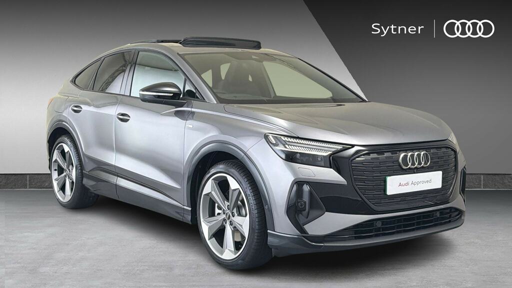 Audi Q4 E Tron 150Kw 40 63Kwh Black Edition Tech Pro Grey