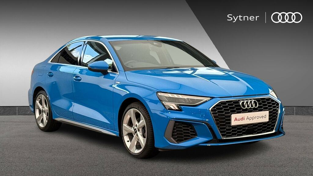 Audi A3 35 Tfsi S Line Comfortsound BK73HNX Blue