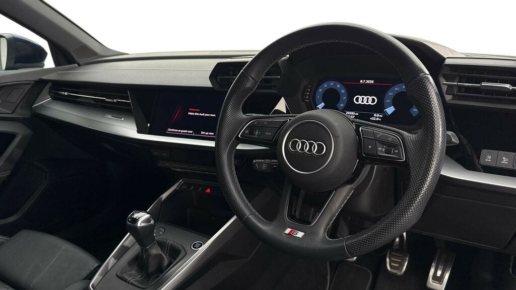 Audi A3 30 Tfsi S Line YA23DMV Blue #6